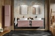 Vannas istabas skapītis Comad Iconic Rose 82-80-E-1S, rozā krāsā cena un informācija | Vannas istabas skapīši | 220.lv