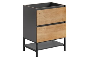 Тумба для ванной комнаты Comad Monako Grey Oak 820 - FSC, коричневый/серый цена и информация | Шкафчики для ванной | 220.lv