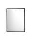 Vannas istabas spogulis Comad Brooklin 840 FSC, melns cena un informācija | Vannas istabas spoguļi | 220.lv