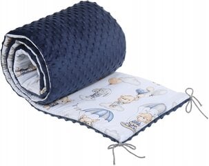 Мягкая защита кроватки Babymam, 180x30 cm, Blue цена и информация | Товары для безопасности детей дома | 220.lv