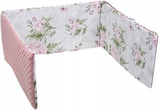 Bērnu gultiņas aizsargs Babymam 180x30 cm, Pink/Gray cena un informācija | Bērnu drošības preces | 220.lv