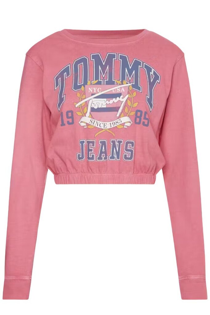 Tommy Hilfiger džemperis sievietēm, rozā cena un informācija | Jakas sievietēm | 220.lv