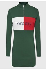 Tommy Hilfiger kleita sievietēm DW0DW14696 L4M, zaļa cena un informācija | Kleitas | 220.lv