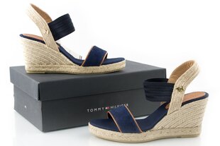 Tommy Hilfiger sandales sievietēm, zilas cena un informācija | Sieviešu sandales | 220.lv