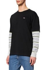 Tommy Hilfiger t-krekls vīriešiem DM0DM11432, melns цена и информация | Мужские футболки | 220.lv
