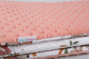 Bērnu gultiņas aizsargs Babymam 180x30 cm, Pink/White cena un informācija | Bērnu drošības preces | 220.lv