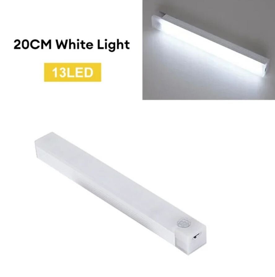 LED lampa ar kustību sensoru KARRNĪTE, 20 cm, balta gaisma cena un informācija | Iebūvējamās lampas, LED paneļi | 220.lv