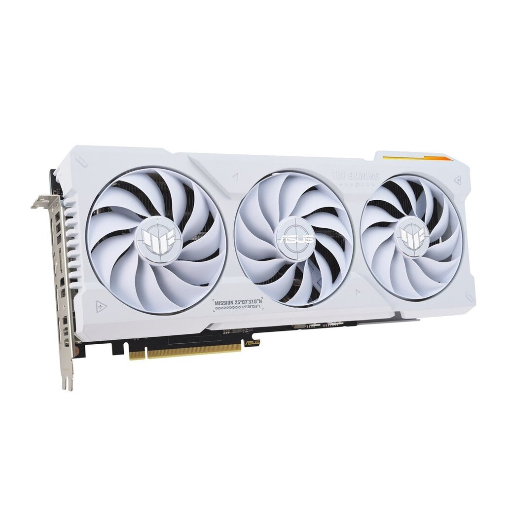 Asus TUF Gaming GeForce RTX 4070 Ti Super White OC Edition (90YV0KF2-M0NA00) cena un informācija | Videokartes (GPU) | 220.lv