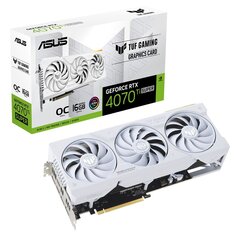 Asus TUF Gaming GeForce RTX 4070 Ti Super White OC Edition (90YV0KF2-M0NA00) цена и информация | Видеокарты (GPU) | 220.lv