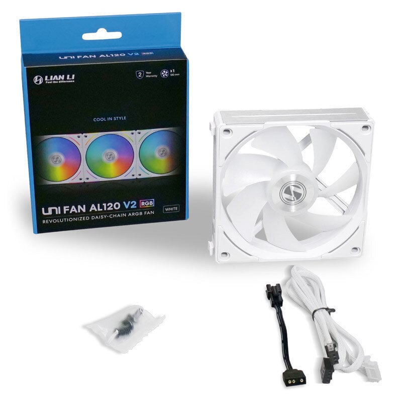 Lian Li Uni AL120 V2 ARGB PWM UF-AL120V2-1W cena un informācija | Datora ventilatori | 220.lv