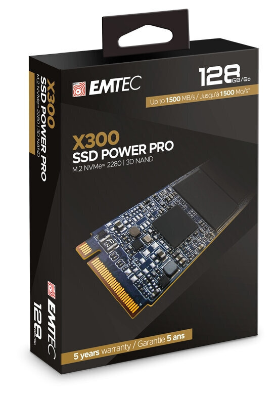 Emtec X300 (ECSSD128GX300) цена и информация | Iekšējie cietie diski (HDD, SSD, Hybrid) | 220.lv
