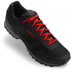 Riteņbraukšanas apavi Giro Gauge, 40.izmērs, melni/sarkani cena un informācija | Velo apģērbs | 220.lv