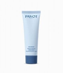 Mitrinoša maska sejai Payot Source Rehydrating Balm, 50ml cena un informācija | Sejas maskas, acu maskas | 220.lv