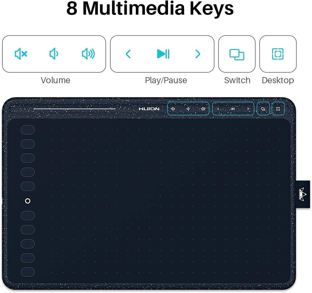 Huion HS611 cena un informācija | Grafiskās planšetes | 220.lv