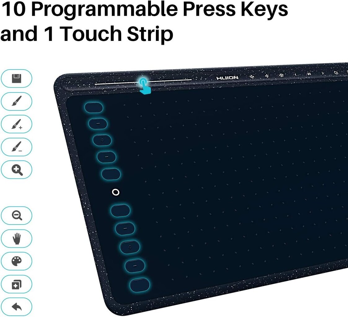 Huion HS611 cena un informācija | Grafiskās planšetes | 220.lv