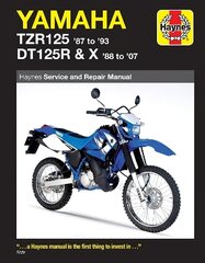 Yamaha TZR125 (87 - 93) & DT125R/X (88 - 07) Haynes Repair Manual цена и информация | Путеводители, путешествия | 220.lv