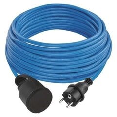 Удлинительный кабель 1 розетка 20 м силикон 1,5 мм2 IP44 цена и информация | Удлинители | 220.lv