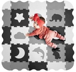 Пенопластовый коврик 34 элемента Happy Kiddo SN84062  цена и информация | Развивающие коврики | 220.lv