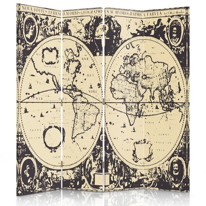 Aizslietnis Vintage pasaules karte цена и информация | Aizslietņi | 220.lv
