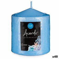 Aromātiska svece Okeāns Zils 7 x 8 x 7 cm 48 gb. cena un informācija | Sveces un svečturi | 220.lv