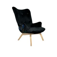 Atzveltnes krēsls Intromit Angel XL, melns cena un informācija | Atpūtas krēsli | 220.lv