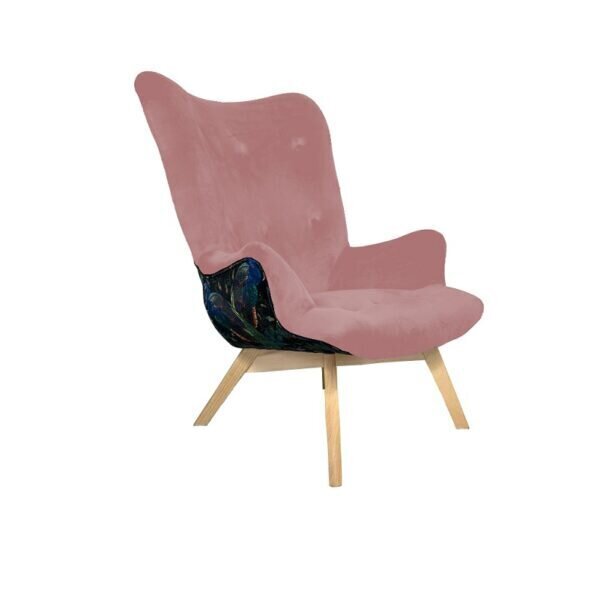 Atzveltnes krēsls Intromit Angel XL, rozā cena un informācija | Atpūtas krēsli | 220.lv