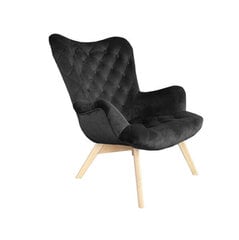 Atzveltnes krēsls Intromit Angel, melns cena un informācija | Atpūtas krēsli | 220.lv