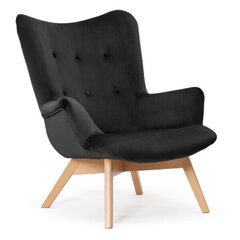Atzveltnes krēsls Intromit Angel, melns цена и информация | Кресла в гостиную | 220.lv