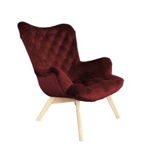 Atzveltnes krēsls Intromit Angel, sarkans cena un informācija | Atpūtas krēsli | 220.lv