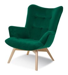 Atzveltnes krēsls Intromit Angel, zaļš цена и информация | Кресла в гостиную | 220.lv