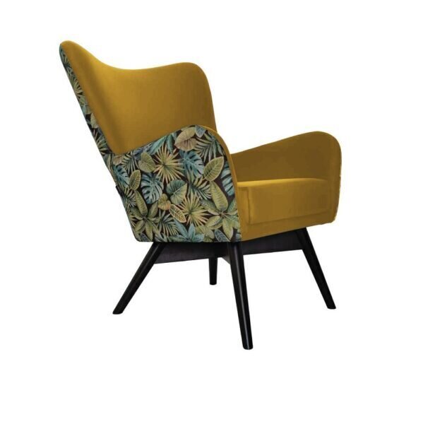 Atzveltnes krēsls Intromit Jungle, dzeltens цена и информация | Atpūtas krēsli | 220.lv