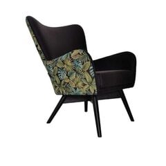 Atzveltnes krēsls Intromit Jungle, melns cena un informācija | Atpūtas krēsli | 220.lv