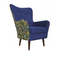 Atzveltnes krēsls Intromit Jungle, zils cena un informācija | Atpūtas krēsli | 220.lv