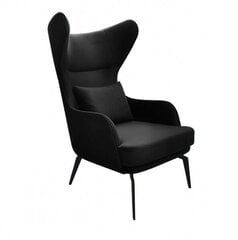 Atzveltnes krēsls Intromit Sigal, melns цена и информация | Кресла в гостиную | 220.lv