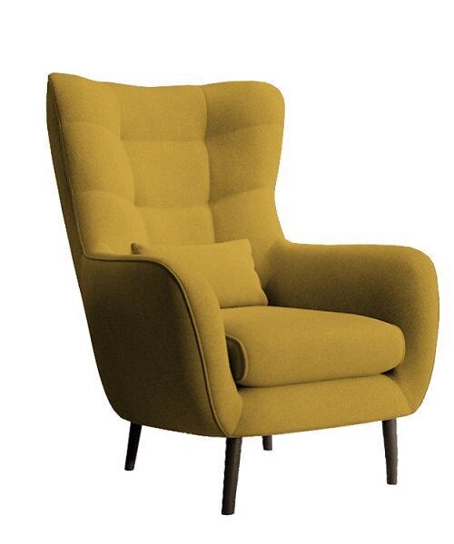 Atzveltnes krēsls Intromit Vaco, dzeltens cena un informācija | Atpūtas krēsli | 220.lv