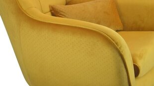 Atzveltnes krēsls Intromit Vaco, dzeltens cena un informācija | Atpūtas krēsli | 220.lv