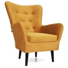 Atzveltnes krēsls Intromit, dzeltens cena un informācija | Atpūtas krēsli | 220.lv