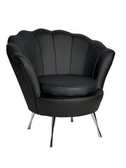 Atzveltnes krēsls Intromit, melns cena un informācija | Atpūtas krēsli | 220.lv