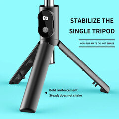 Selfie Stick MINI - with detachable bluetooth remote control and tripod - P20 WHITE цена и информация | Моноподы для селфи («Selfie sticks») | 220.lv