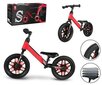 Līdzsvara velosipēds Qplay Spark 12", sarkans cena un informācija | Balansa velosipēdi | 220.lv