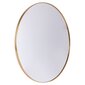 zelta sienas spogulis, 50 cm cena un informācija | Spoguļi | 220.lv