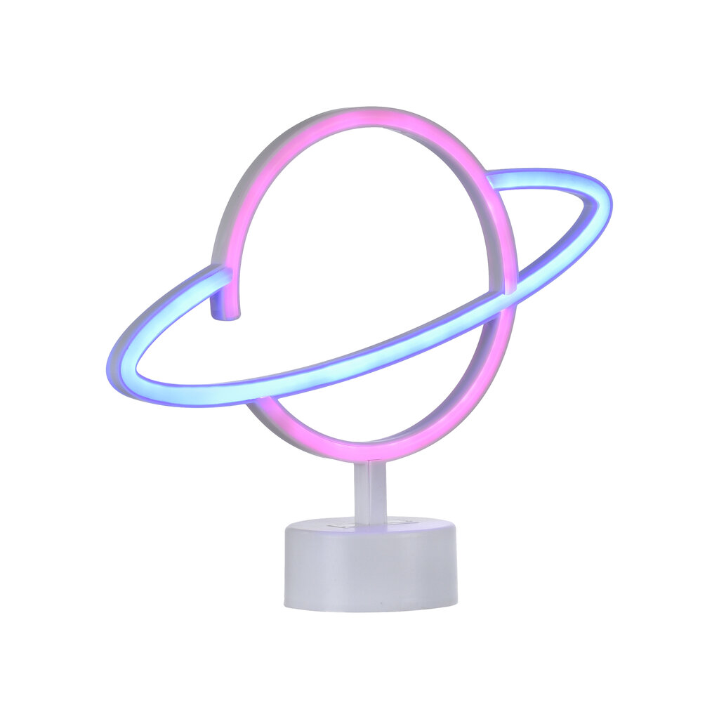 LeuchtenDirekt galda lampa Neon Saturn cena un informācija | Galda lampas | 220.lv