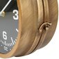 divpusējs metāla sienas pulkstenis cena un informācija | Pulksteņi | 220.lv