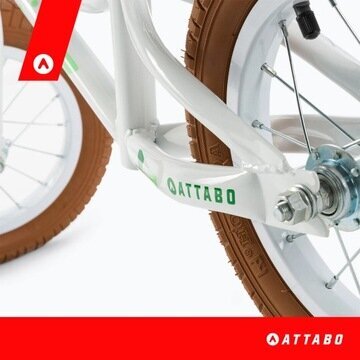Divriteņu līdzsvara velosipēds Attabo, balts cena un informācija | Balansa velosipēdi | 220.lv