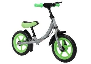 Беговел Leantoys MARCO 12 дюймов, зеленый цена и информация | Балансировочные велосипеды | 220.lv