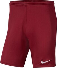 Vīriešu šorti Nike JR Park III Knit, M 140 cm, sarkani cena un informācija | Futbola formas un citas preces | 220.lv