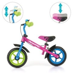 Divriteņu līdzsvara velosipēds Milly Mally Dragon 10", rozā цена и информация | Балансировочные велосипеды | 220.lv