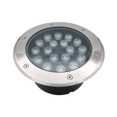 grf1 LED zemes gaismeklis 18w 3000k ip67 220v 30°. cena un informācija | Āra apgaismojums | 220.lv