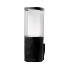 carlo LED dārza sienas lampa 6w cct 4000k ip55 melns цена и информация | Уличное освещение | 220.lv