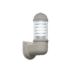 mirella garden wall lamp e27 ip55 grey цена и информация | Уличное освещение | 220.lv